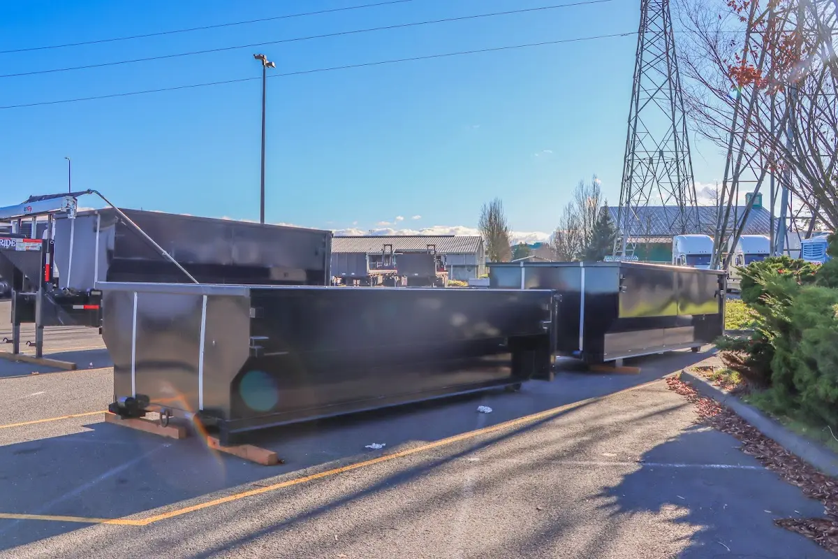 Roll-off dumpster ready for waste disposal at job site for Residential Dumpster Rental in Marion Oaks
